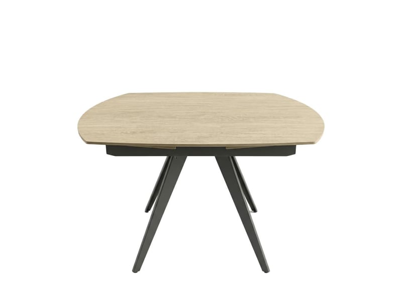  Table extensible ovale 120-180 cm céramique effet bois – adelphia 2  - Conforama E
