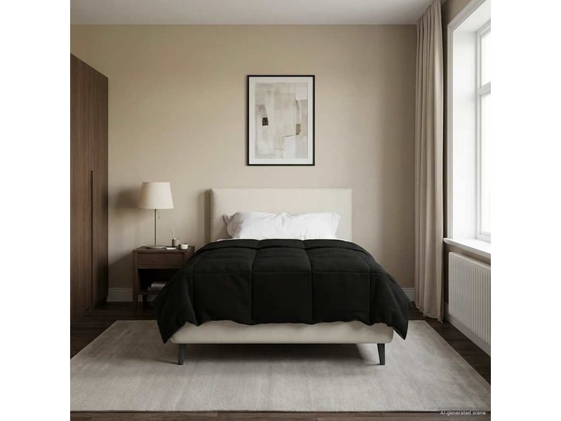  Duvet d'hiver - couette 135 x 200 cm hiver - couette microfibre (100% polyester)  - Conforama D