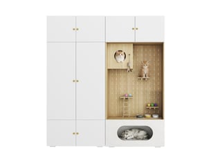 Armoire 180x50x200 cm avec tringle panneau de particules blanc et aspect bois