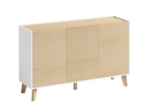 Buffet 3 porte(s)  0 tiroir(s) OKWISH  - 120 cm coloris naturel 