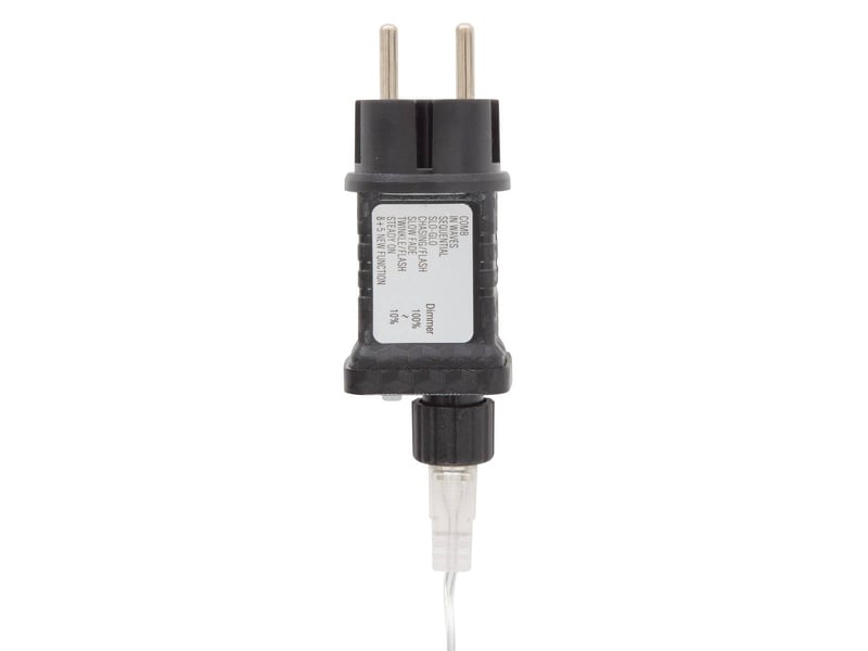  Guirlande lumineuse cluster d'extérieur 12,5 m 625 led blanc froid 13 fonctions sur secteur  - Conforama E