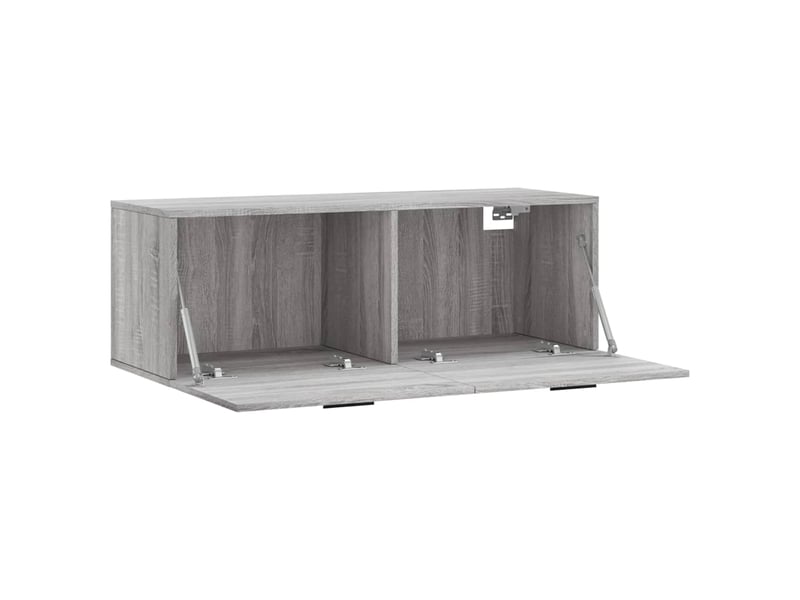  Armoire murale salon, meuble de rangement 100 x 36.5 x 35 cm bois d'ingénierie  - Conforama D