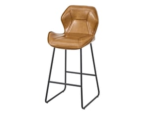 tabouret de bar  <strong>HAUSS SPOLE</strong>  - marron hauteur d'assise 65 cm vendu Par paire