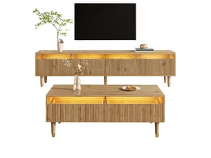 Meuble tv coloris bicolore 178 cm LPOSPI  