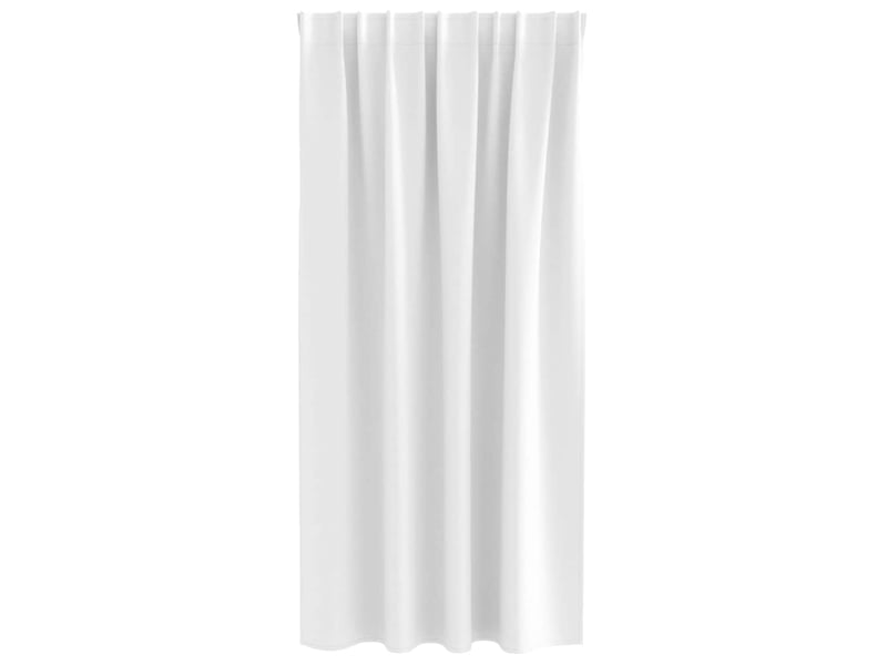  Lot de 2 rideaux occultants, rideaux black-out avec anneaux blanc lumineux polyester cf44574  - Conforama D