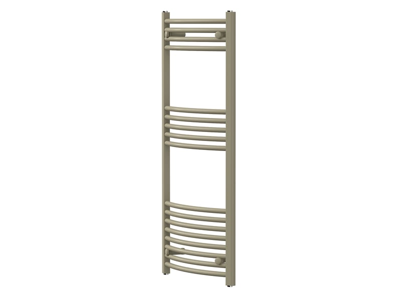  Luxebath sèche-serviettes design sahara 500 x 1200 mm, raccordement latéral, courbé, haute conductivité thermique, radiateur mural porte-serviettes pour salle de bain, puissance 455 w, beige mat ECD Germany GmbH - Conforama A