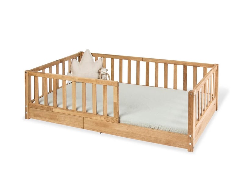  Lit au sol eik 70 x 140 cm - huilé pinolino A114105BT - Conforama B