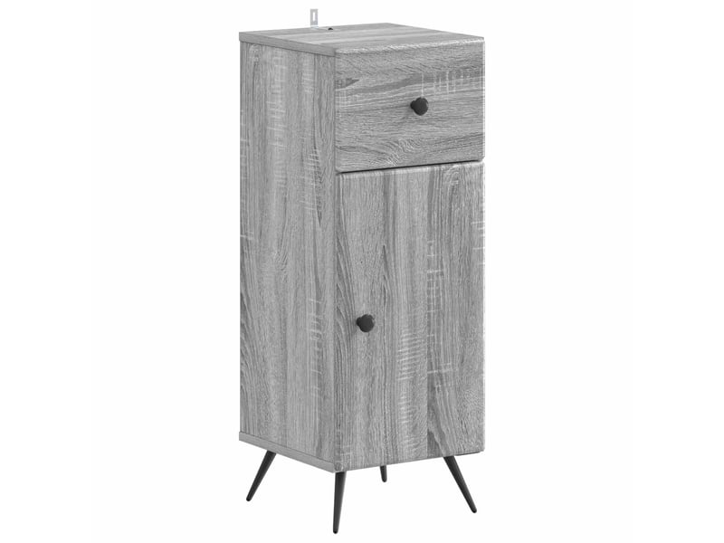 Ensemble de 2 meubles de salle de bain breda sonoma gris cf63103  - Conforama D