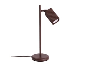 Lampe de table rayo brune aluminium moderne 43x14.5x14.5cm