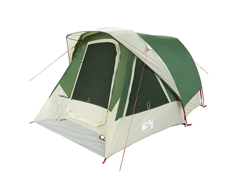 Tente de camping de cabine 4 personnes vert imperméable shl189 - Conforama C