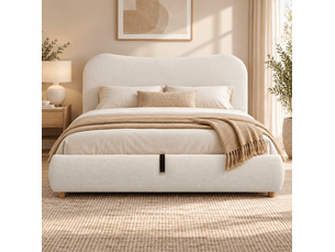 Lit coffre 180x200 cm MODFU   coloris blanc
