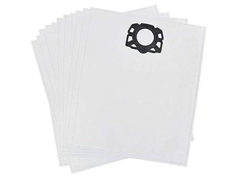  Lot de 10 sacs pour aspirateur karcher wd4 wd5 wd6 mv4 mv5 mv6  - Conforama C