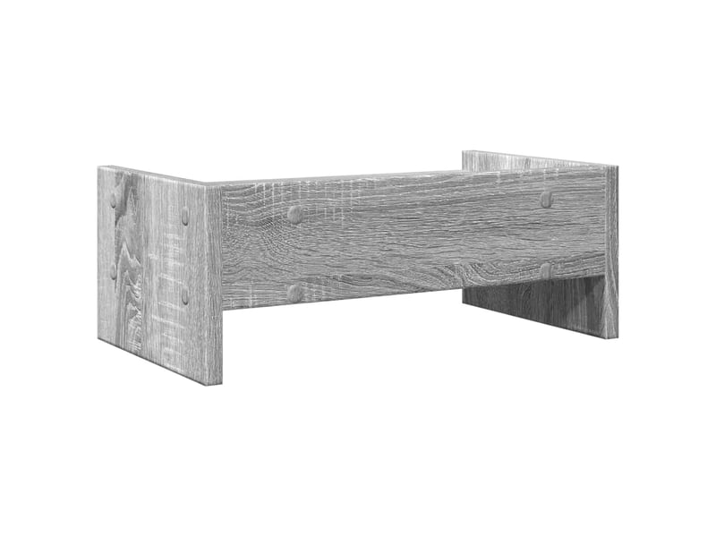  Support de moniteur table meuble bureau sonoma 42 x 24 x 16 cm bois d'ingénierie gris 02_0044988  - Conforama D