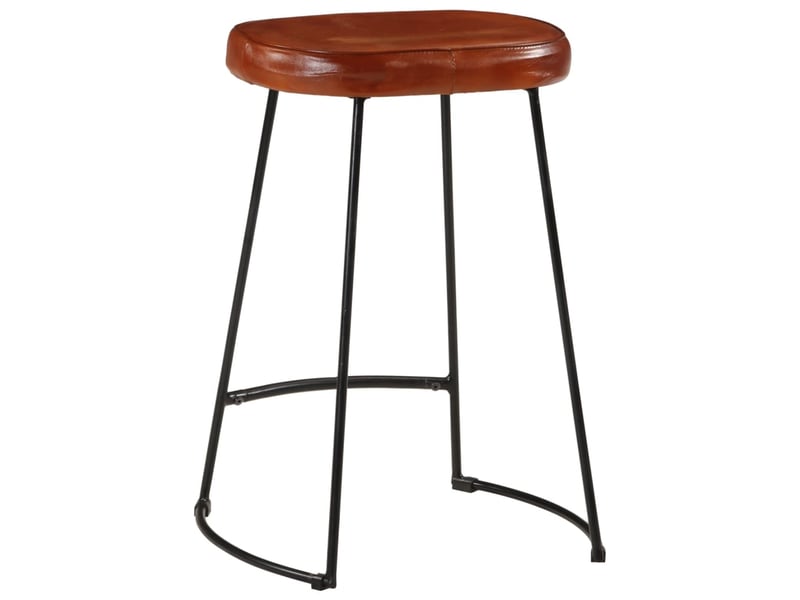  Lot de 2 tabouret de bar, chaise de bar marron foncé 41x29x62 cm shl91394  - Conforama E