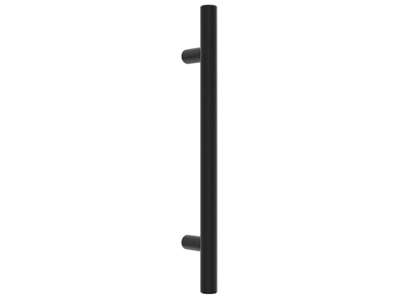  Poignée de porte, 128 mm, noire  - Conforama D