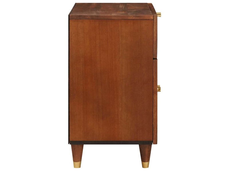  Tables de chevet 50 x 33 x 60 cm bois de mangue massif  - Conforama D