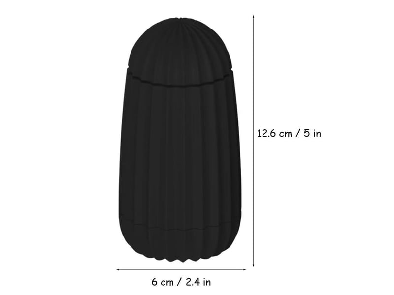 Distributeur automatique de cure-dents (noir), distributeur de cure-dents escamotable, boîte à cure-dents, ouverture automatique, pour bureaux, restau GTR02087 - Conforama B
