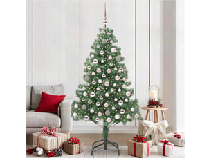 Sapin de noël, arbre de noël vert 210 cm pvc shl6519