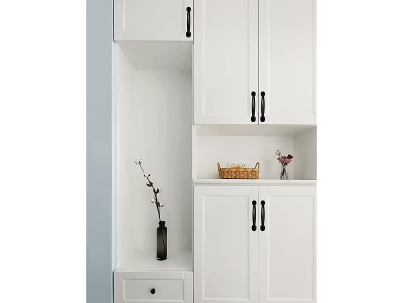 20x armoire de cuisine poignée de porte distance centrale 96mm - Conforama C