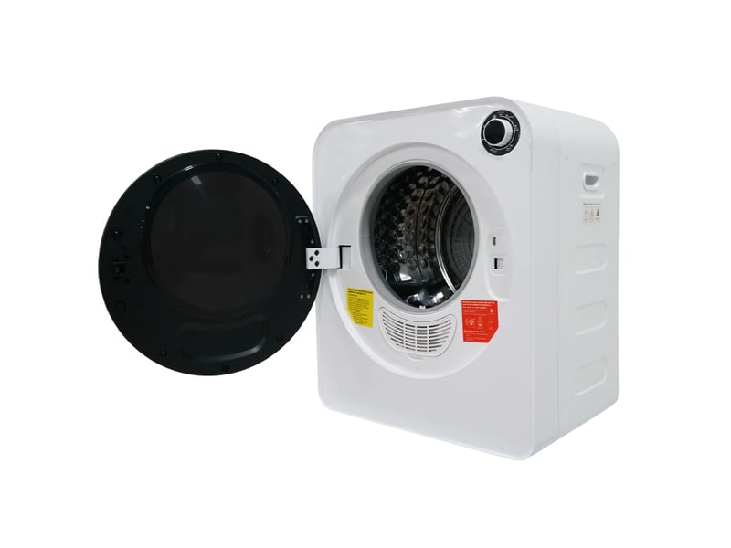  Sèche-linge blanc 3 kg (capacité réelle 5 kg), radiateur en céramique, 4 programmes et anti-surchauffe  - Conforama A