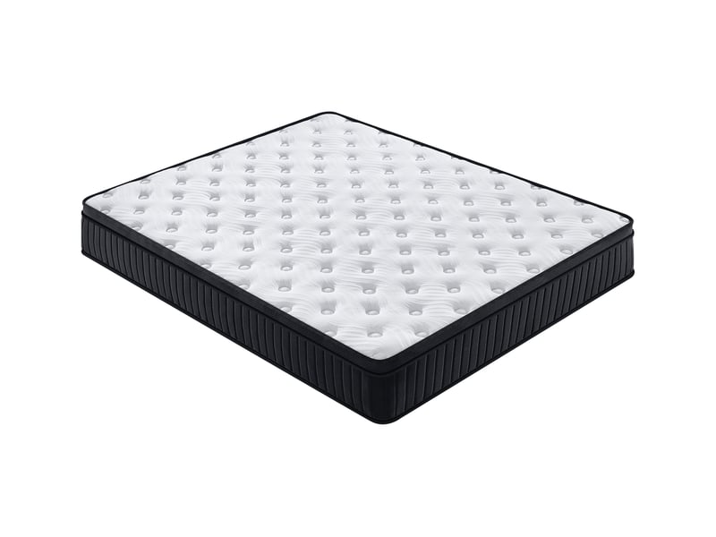  Matelas ressorts ensachés 160x200 cm somniae , accueil mémoire de forme, 25 cm d'épaisseur, noir  - Conforama A