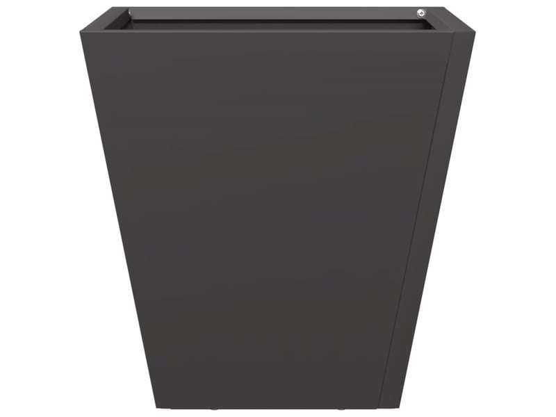  Jardinière - bac à fleurs noir 30x30x30 cm acier  - Conforama E