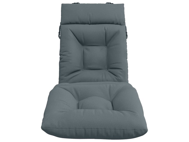 Coussin de transat, coussin pour bain de soleil vianen 100 % polyester bleu 200 x 50 x 8 cm cf56271 - Conforama D
