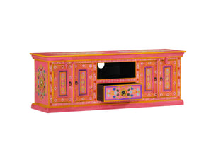 Meuble tv coloris rose 110 cm <strong></strong>  <strong></strong>