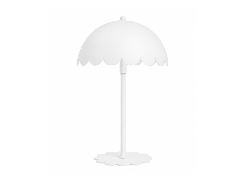  Lampe à poser en métal blanc h43 cm-flow Flow - Conforama C