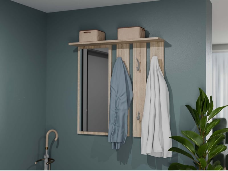  Porte-manteau en opale opal sonoma  - Conforama B