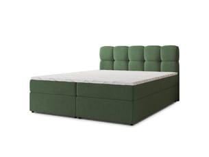 Lit avec rangement 160x200 cm <strong>MASSENO</strong>  <strong></strong> coloris vert