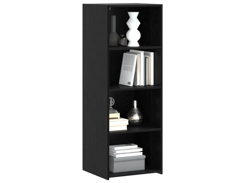  Haut armoire, armoire de rangement chêne noir 45x41x124 cm bois d'ingénierie  - Conforama C