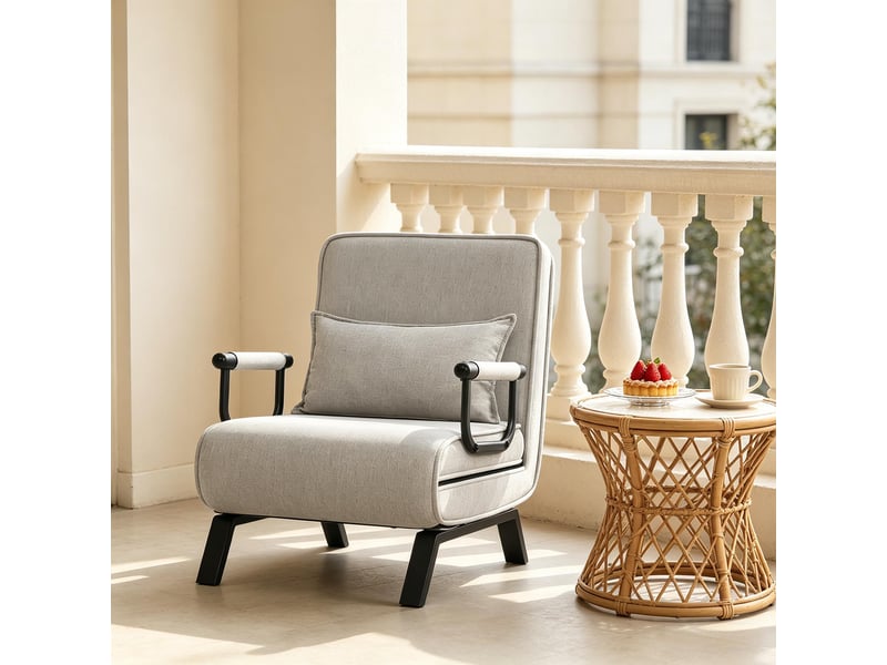  Fauteuil-lit convertible extensible, dossier réglable, fauteuil tv multifonction 1 place  - Conforama B