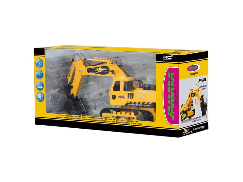  Excavatrice j-matic 1:27 2,4ghz 4+2 canal 404920 - Conforama B