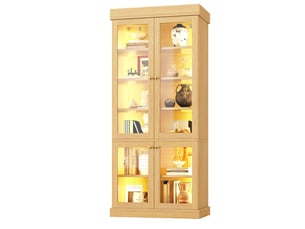 Vitrine coloris naturel <strong>PANGIVO</strong> <strong>N620GG260604N-2</strong> - 160 cmx180 cm