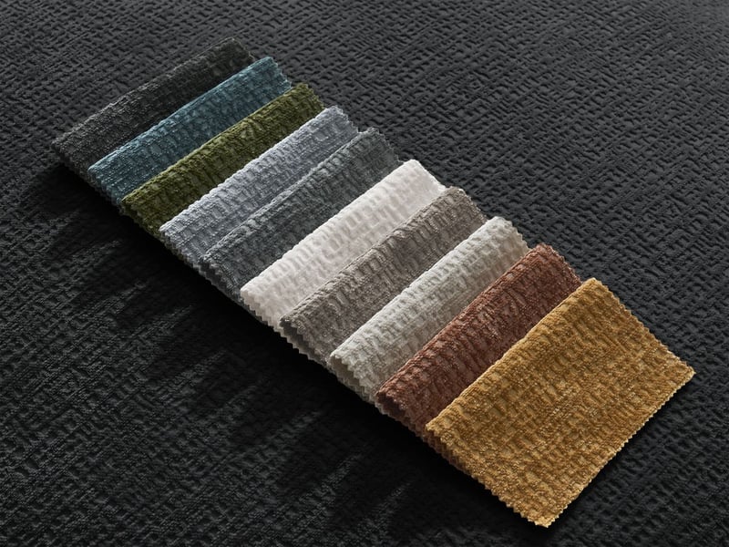  Bobochic canapé droit fixe 3 places leopold tissu texturé avec pouf noir  accoudoir gauche LEOPOLD - Conforama C