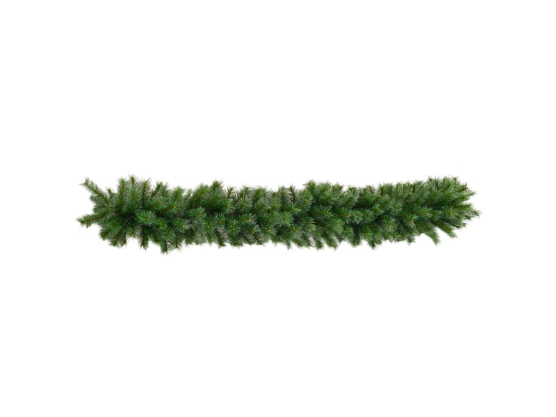  Guirlande de noël artificielle de 1,8 m, décoration florale avec 160 pointes vertes  - Conforama A