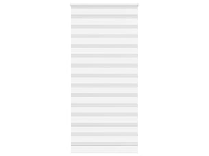 Store zèbre, store de fenêtre blanc 100x200 cm largeur du tissu 95,9cm polyester cf48341