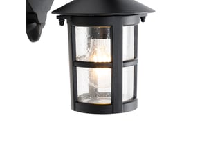 Lanterne murale d'extérieur classique noire ip44 - herb