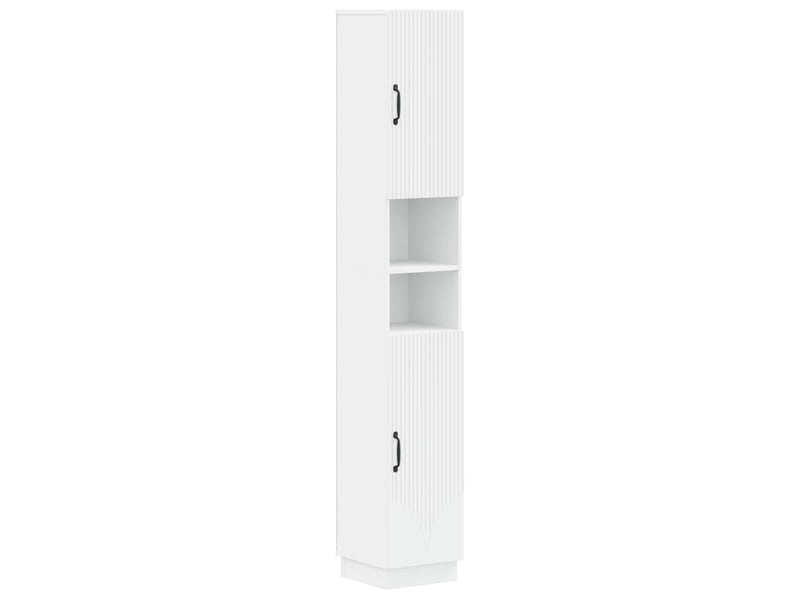  Colonne de salle de bain avec étagère ouverte hoorn blanc  - Conforama A
