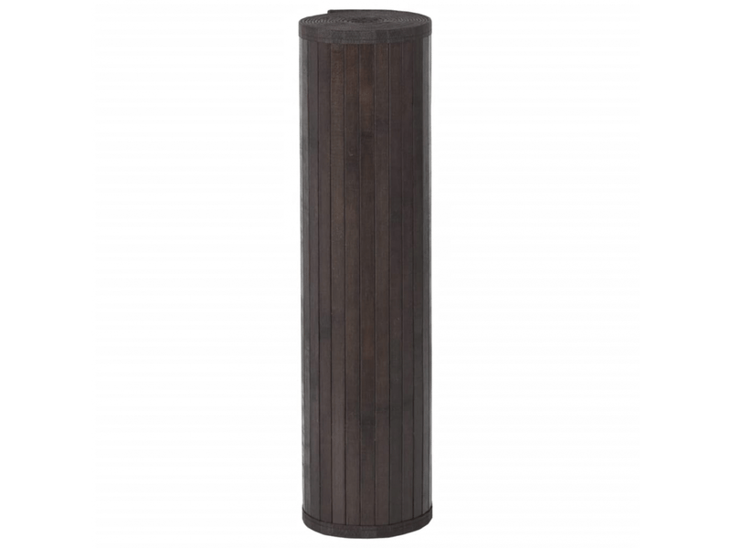  Tapis rectangulaire en bambou marron foncé 70x300 cm - comfortxl - 376881 376881 - Conforama C