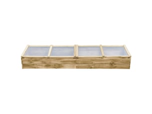 Serre de jardin bois de pin imprégné 200x50x35 cm