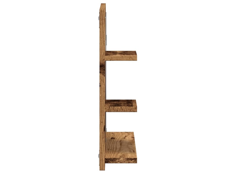  Armoire à miroir de salle de bain vieux bois bois d'ingénierie shl92  - Conforama E
