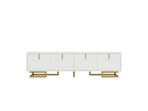Meuble tv coloris blanc    