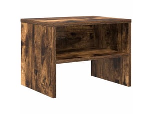 Table de chevet - cabinet de chevet - table de nuit chêne fumé 40x30x30 cm bois d'ingénierie