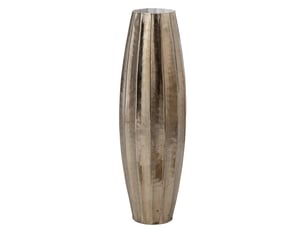 Vase design en métal tessa 71cm doré