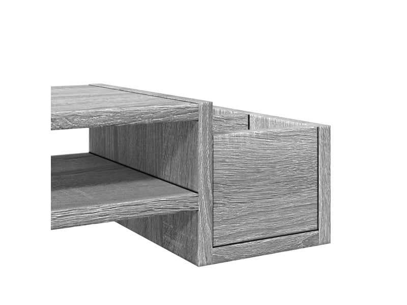  Support de moniteur table meuble bureau et rangement sonoma bois d'ingénierie gris 02_0044961  - Conforama E
