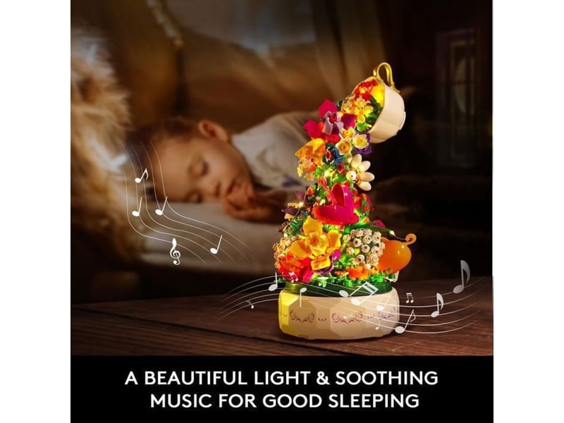  Boîte à musique led 571 pièces bouquet floral botanique 151498_AAAHR37645_6_DROPFR - Conforama D