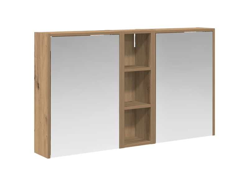  Ensemble de meubles de salle de bain 3 pcs 106x16x62.5 cm shl529  - Conforama A