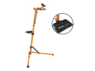 T-mech support réparation vélo réglable, pince rotative 360°, charge 80 kg, plateau magnétique, tige de support, aluminium poudré, pliable, vtt route